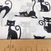 Black cat cotton percale, 150 cm wide (13285-1)