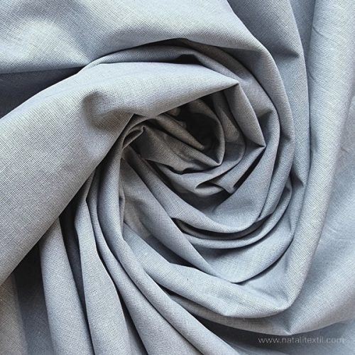 Világos szürke pamutvászon 220 cm széles