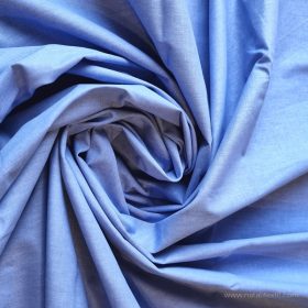 Denim blue cotton percale 24700-50, 220 cm wide