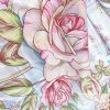 Festői virágok, pamutvászon half panama 150 cm széles