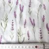 Levendula mintás pamut muszlin (dupla géz)