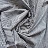 Sötét szürke-fehér ostya mintás pamut perkál 220 cm széles (40060-13)