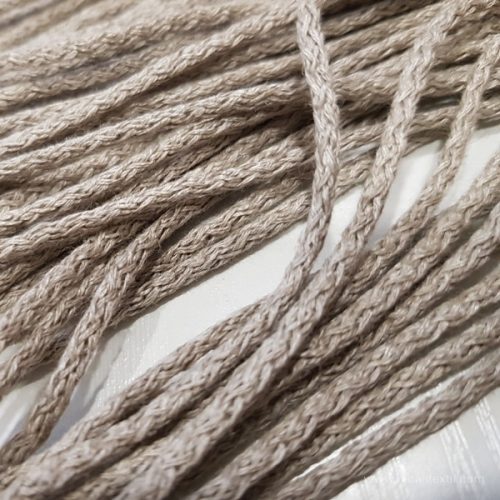 Kötött len zsinór 3 mm