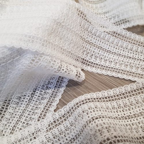 Fehér pamut cspke szalag 56 mm