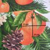 Karácsonyi mandarinok 50 cm-es vastag pamutvászon