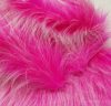 Pink hosszúszálú műszőrme 